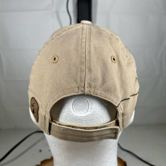 DriDuck Tan Green Embroidered Walleye Fishing Hunting Outdoors Baseball Hat Cap - Picture 4 of 9